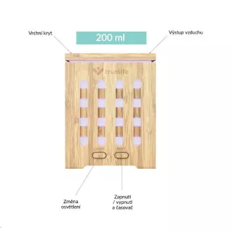 TrueLife AIR Diffuser D7 Bamboo - Aroma difuzér