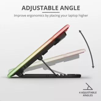 TRUST Stojan na notebook GXT1126 AURA LAPTOP COOLING STAND (chladící podložka)