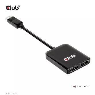 Club3D hub MST USB-C na DisplayPort, 4K60Hz (M/F) Club3D hub MST USB-C na DisplayPort, 4K60Hz (M/F)