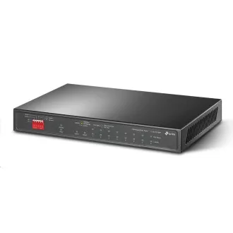 TP-Link CCTV switch TL-SG1210MP (8xGbE, 1xGbE uplink, 1xGbE/SFP combo uplink, 8x PoE+, 123W, fanless)