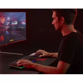 ACER Nitro GAMING MOUSE - 4200dpi, 8 tlačítek, 20g závaží, životnost 5 mil. kliknutí, Avago 3050