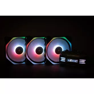 1stCOOL Fan KIT AURA EVO 4 ARGB, 3x HEXA2 ventilátor + ARGB řadič + dálkový ovladač 1stCOOL Fan KIT AURA EVO 4 ARGB, 3x HEXA2 ventilátor + ARGB řadič + dálkový ovladač