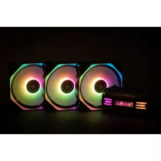 1stCOOL Fan KIT AURA EVO 4 ARGB, 3x HEXA2 ventilátor + ARGB řadič + dálkový ovladač 1stCOOL Fan KIT AURA EVO 4 ARGB, 3x HEXA2 ventilátor + ARGB řadič + dálkový ovladač