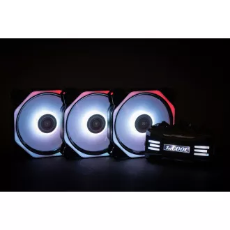 1stCOOL Fan KIT AURA EVO 4 ARGB, 3x HEXA2 ventilátor + ARGB řadič + dálkový ovladač 1stCOOL Fan KIT AURA EVO 4 ARGB, 3x HEXA2 ventilátor + ARGB řadič + dálkový ovladač