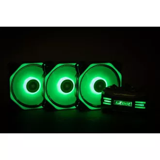 1stCOOL Fan KIT AURA EVO 4 ARGB, 3x HEXA2 ventilátor + ARGB řadič + dálkový ovladač 1stCOOL Fan KIT AURA EVO 4 ARGB, 3x HEXA2 ventilátor + ARGB řadič + dálkový ovladač