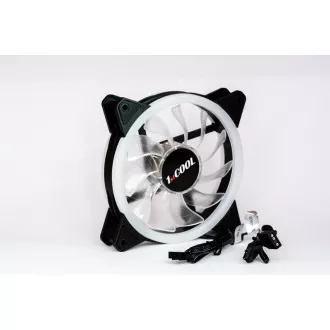 1stCOOL Fan KIT AURA EVO 2 ARGB, 3x Dual Ring ventilátor + řadič + dálkový ovladač 1stCOOL Fan KIT AURA EVO 2 ARGB, 3x Dual Ring ventilátor + řadič + dálkový ovladač