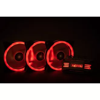 1stCOOL Fan KIT AURA EVO 2 ARGB, 3x Dual Ring ventilátor + řadič + dálkový ovladač 1stCOOL Fan KIT AURA EVO 2 ARGB, 3x Dual Ring ventilátor + řadič + dálkový ovladač