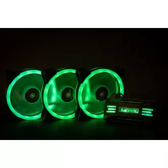 1stCOOL Fan KIT AURA EVO 2 ARGB, 3x Dual Ring ventilátor + řadič + dálkový ovladač 1stCOOL Fan KIT AURA EVO 2 ARGB, 3x Dual Ring ventilátor + řadič + dálkový ovladač