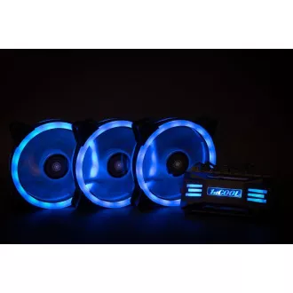 1stCOOL Fan KIT AURA EVO 2 ARGB, 3x Dual Ring ventilátor + řadič + dálkový ovladač 1stCOOL Fan KIT AURA EVO 2 ARGB, 3x Dual Ring ventilátor + řadič + dálkový ovladač