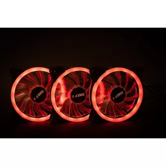 1stCOOL Fan KIT AURA EVO 1 ARGB, 3x Dual Ring ventilátor + ARGB Nano řadič 1stCOOL Fan KIT AURA EVO 1 ARGB, 3x Dual Ring ventilátor + ARGB Nano řadič