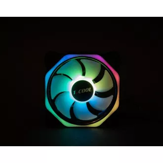 1stCOOL Fan AURA EVO Hexagon 2 ARGB ventilátor 12cm 1stCOOL Fan AURA EVO Hexagon 2 ARGB ventilátor 12cm