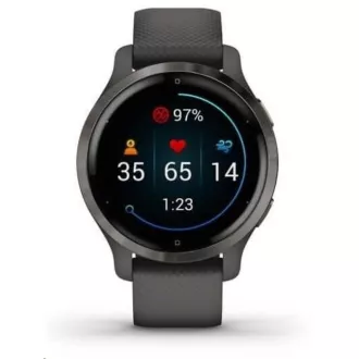 Garmin GPS sportovní hodinky Venu2S Slate/Black Band