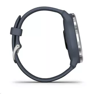 Garmin GPS sportovní hodinky Venu2 Silver/Granite Blue Band