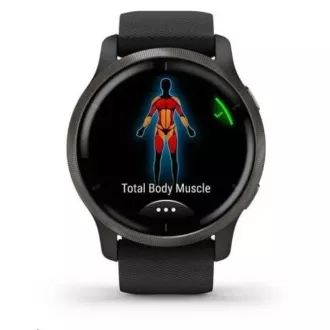 Garmin GPS sportovní hodinky Venu2 Slate/Black Band