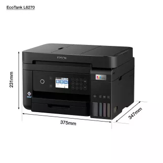 EPSON tiskárna ink EcoTank L6270, 3v1, A4, 1200x4800dpi, 33ppm, USB, Wi-Fi, LAN, Záruka 5 let po registraci zdarma
