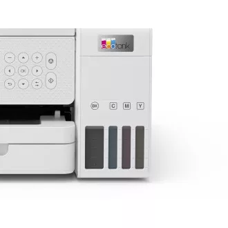 EPSON tiskárna ink EcoTank L6276, 3v1, A4, 1200x4800dpi, 33ppm, USB, Wi-Fi, LAN, bílá, Záruka 5 let po registraci zdarma
