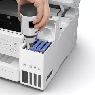 EPSON tiskárna ink EcoTank L6276, 3v1, A4, 1200x4800dpi, 33ppm, USB, Wi-Fi, LAN, bílá, Záruka 5 let po registraci zdarma