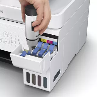 EPSON tiskárna ink EcoTank L5296, 4v1, A4, 1440x5760dpi, 33ppm, USB, Wi-Fi, LAN, bílá