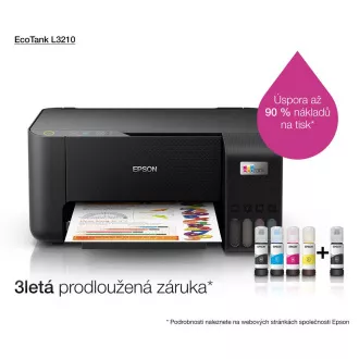 EPSON tiskárna ink EcoTank L3210, 3v1, A4, 1440x5760dpi, 33ppm, USB