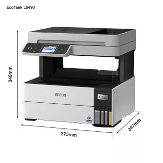 EPSON tiskárna ink EcoTank L6490, 4v1, A4, 1200x4800dpi, 37ppm, USB, Duplex, Záruka 5 let po registraci zdarma