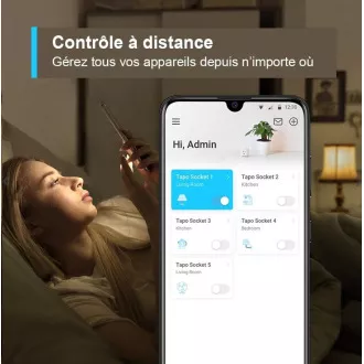 TP-Link Tapo P110 chytrá WiFi mini zásuvka (3680W, 16A, 2, 4 GHz, BT)