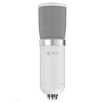 SPC Gear mikrofon SM950 Onyx White / drátový / streamovací / pop filtr / držák proti otřesům / USB / bílá SPC Gear mikrofon SM950 Onyx White / drátový / streamovací / pop filtr / držák proti otřesům / USB / bílá