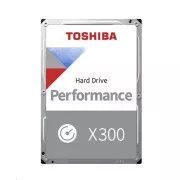 TOSHIBA HDD X300 8TB, SATA III, 7200 rpm, 256MB cache, 3, 5