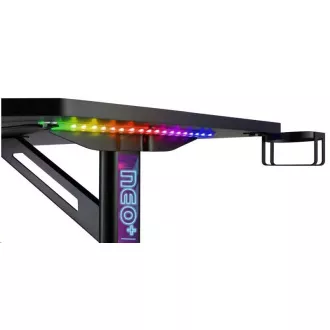 CONNECT IT NEO+ herní stůl s RGB podsvícením, černá