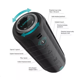 LAMAX Sounder2 Max Bluetooth reproduktor