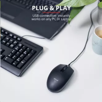 TRUST Myš Optical BASI WIRED, USB