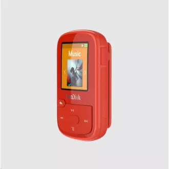 SanDisk Clip Sport Plus MP3 Player 32GB, Red