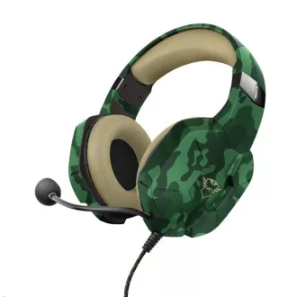 TRUST sluchátka GXT 323C Carus Gaming Headset, jungle camo
