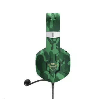 TRUST sluchátka GXT 323C Carus Gaming Headset, jungle camo