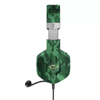 TRUST sluchátka GXT 323C Carus Gaming Headset, jungle camo