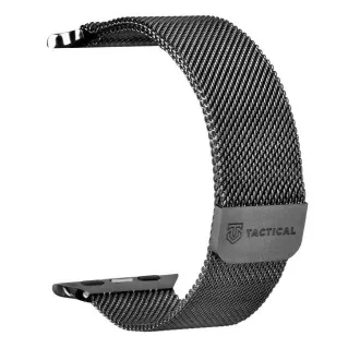 Tactical 351 Loop Magnetický Kovový Řemínek pro Apple Watch 1/2/3/4/5/6/SE 42/44mm Black