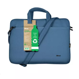 TRUST Pouzdro na notebook 16" Bologna Slim Laptop Bag Eco, modrá