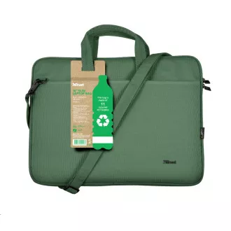 TRUST Pouzdro na notebook 16" Bologna Slim Laptop Bag Eco, zelená