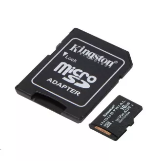 Kingston MicroSDHC karta 16GB Industrial C10 A1 pSLC Card + SD Adapter