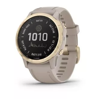 Garmin fenix6S PRO Solar, LightGold/Sand Band (MAP/Music) Garmin fenix6S PRO Solar, LightGold/Sand Band (MAP/Music)