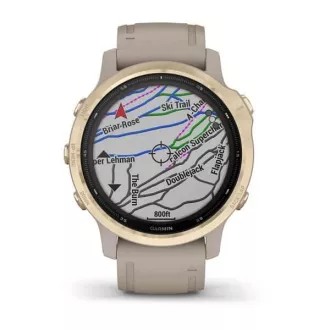 Garmin fenix6S PRO Solar, LightGold/Sand Band (MAP/Music) Garmin fenix6S PRO Solar, LightGold/Sand Band (MAP/Music)
