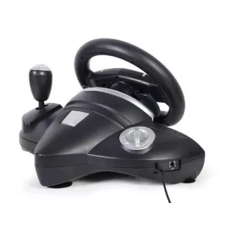 GEMBIRD Volant + pedály STR-M-01, PC/PS3/PS4/SWITCH