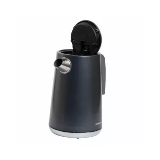 ORAVA Delux-1 rychlovarná konvice, 2200 W, 1.7 l, regulace teploty, automatické vypnutí, nerez černá