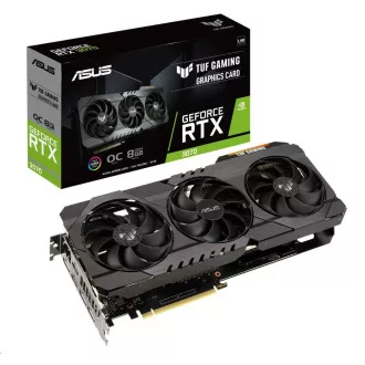 ASUS VGA NVIDIA GeForce TUF Gaming RTX 3070 V2 OC Edition, RTX 3070 LHR, 8GB GDDR6, 3xDP, 2xHDMI ASUS VGA NVIDIA GeForce TUF Gaming RTX 3070 V2 OC Edition, RTX 3070 LHR, 8GB GDDR6, 3xDP, 2xHDMI