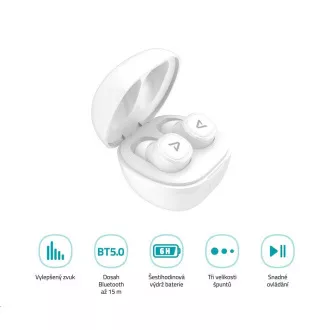LAMAX Dots2 White, wireless charging