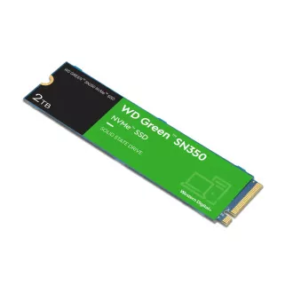 WD GREEN SSD NVMe 2TB PCIe SN350, Geb3 8GB/s, (R:3200/W:3000 MB/s)