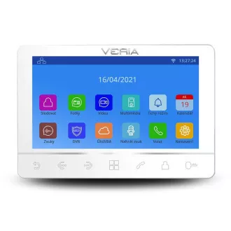 Veria SET Videotelefon 8276B bílý + vstupní stanice 831 ze série 2-WIRE Veria SET Videotelefon 8276B bílý + vstupní stanice 831 ze série 2-WIRE