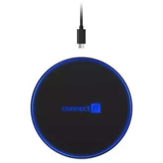 CONNECT IT bezdrátová nabíječka WiFast, 10 W, černá CONNECT IT bezdrátová nabíječka WiFast, 10 W, černá