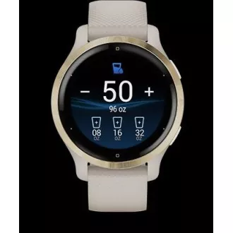 Garmin GPS sportovní hodinky Venu® 2S Rose Gold/White Leather Band Garmin GPS sportovní hodinky Venu® 2S Rose Gold/White Leather Band