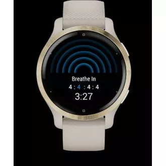 Garmin GPS sportovní hodinky Venu® 2S Rose Gold/White Leather Band Garmin GPS sportovní hodinky Venu® 2S Rose Gold/White Leather Band