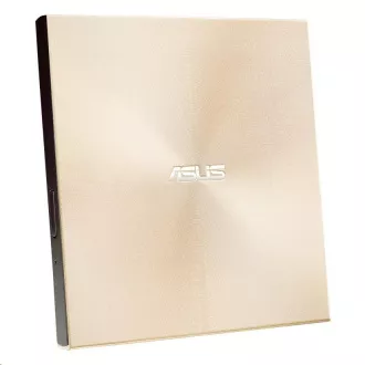 ASUS DVD ZenDrive SDRW-08U8M-U GOLD, External Slim DVD-RW, zlatá